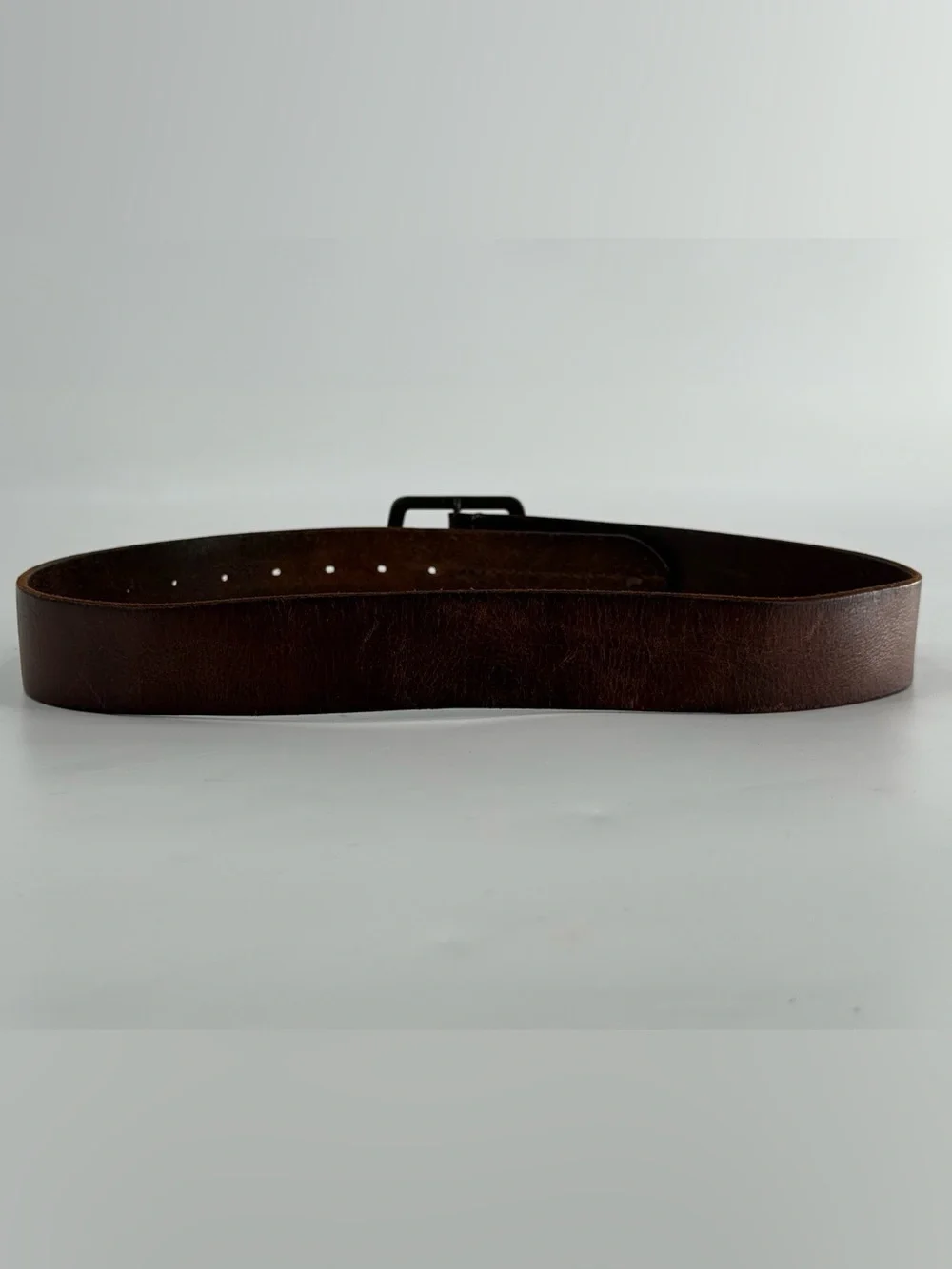 Abercrombie & Fitch Vintage Brown Leather Belt 34